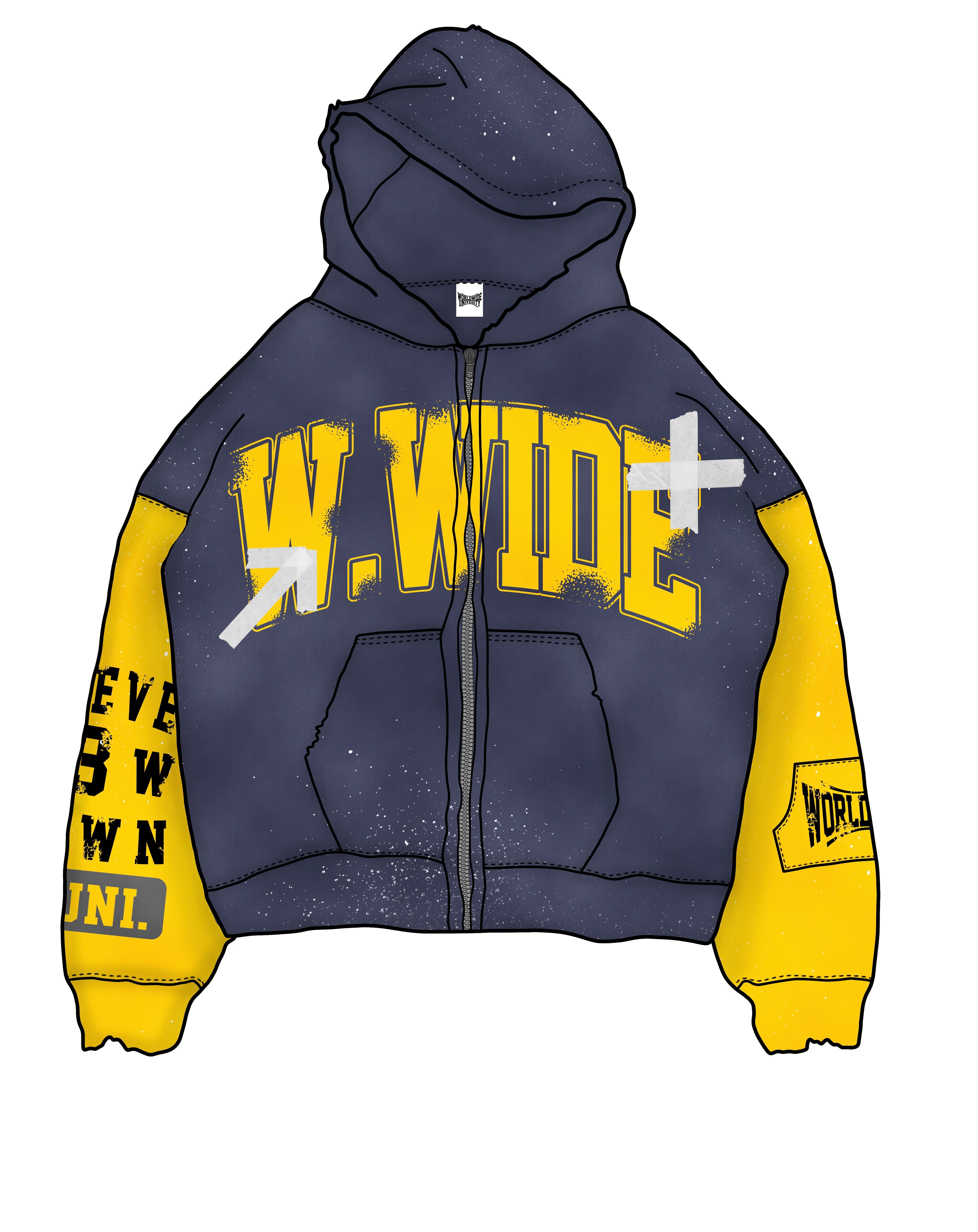 “Forever dawn” zip up